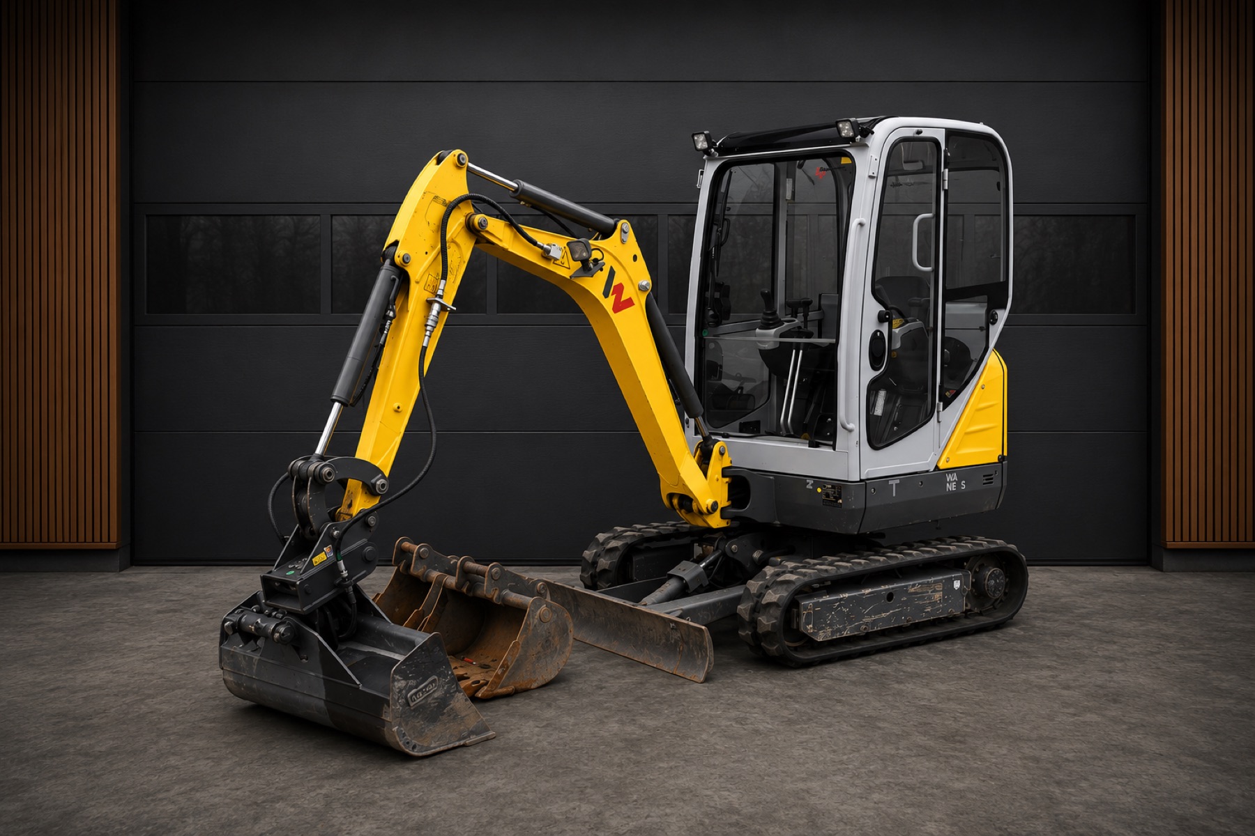 Minibagr Wacker Neuson ET16 — detail