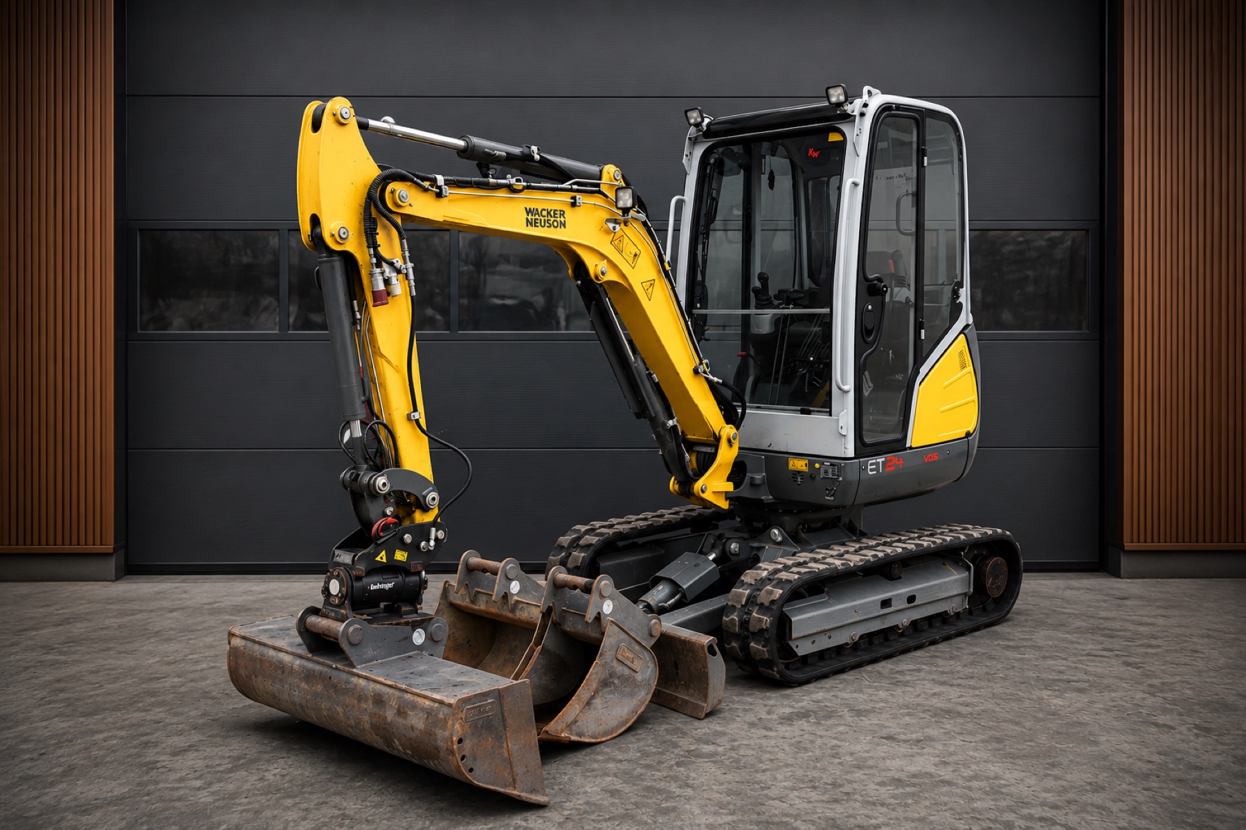 Minibagr Wacker Neuson ET24 — profil